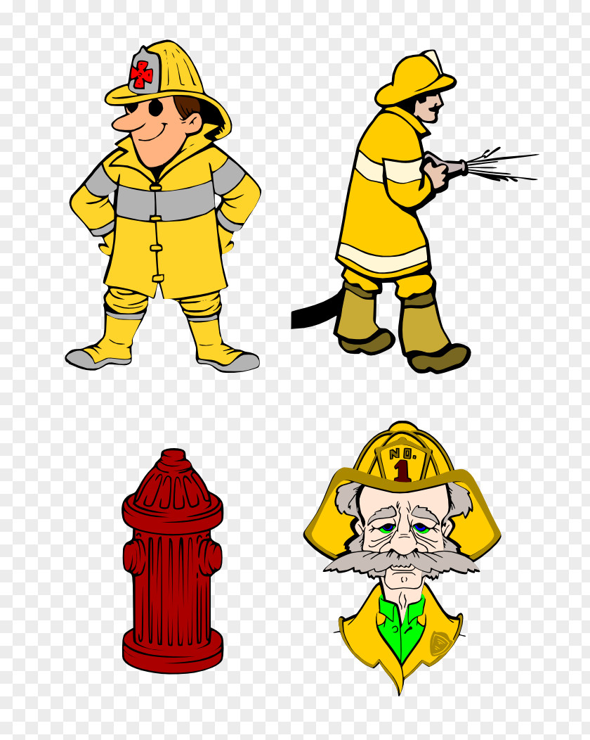 Firefighter Clip Art PNG