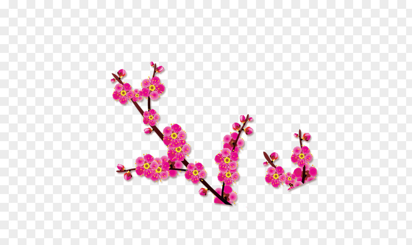 Plum Flower Download Chinoiserie PNG