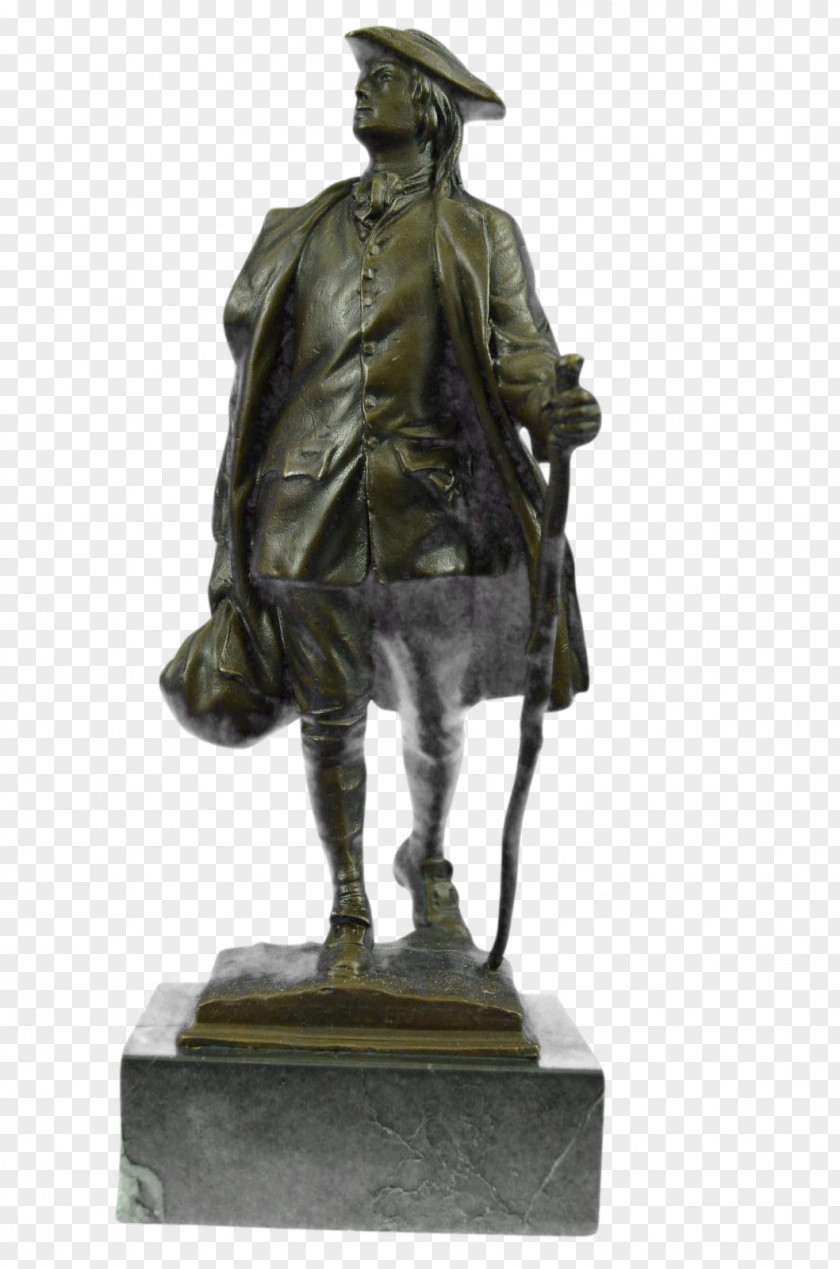 Benjamin Franklin Statue Bronze Sculpture Marble PNG