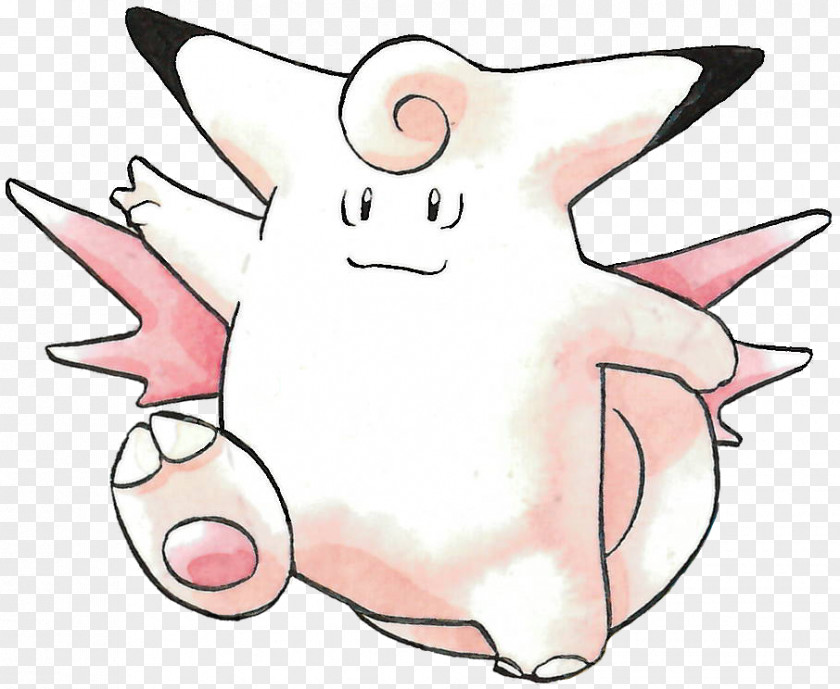 FABLES Pokémon Red And Blue Clefable Clefairy Whiskers PNG