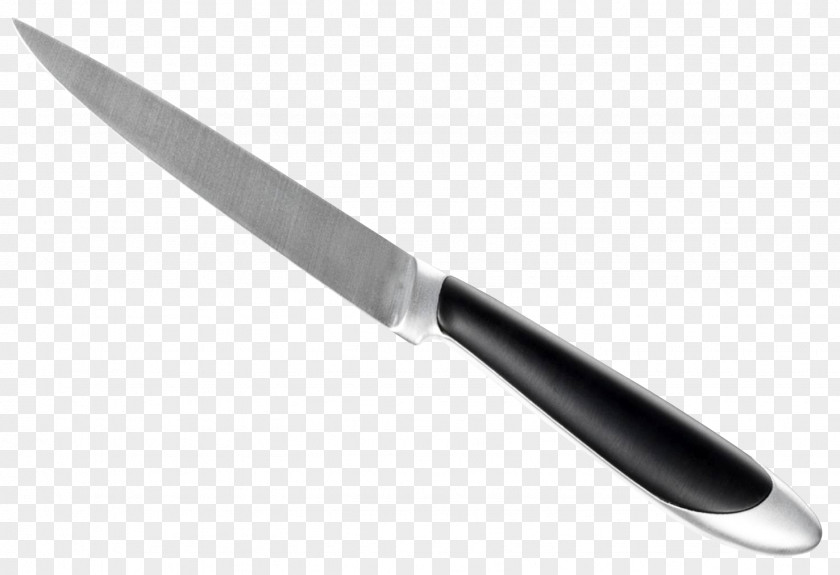 Knife Throwing Kitchen Blade Black And White PNG