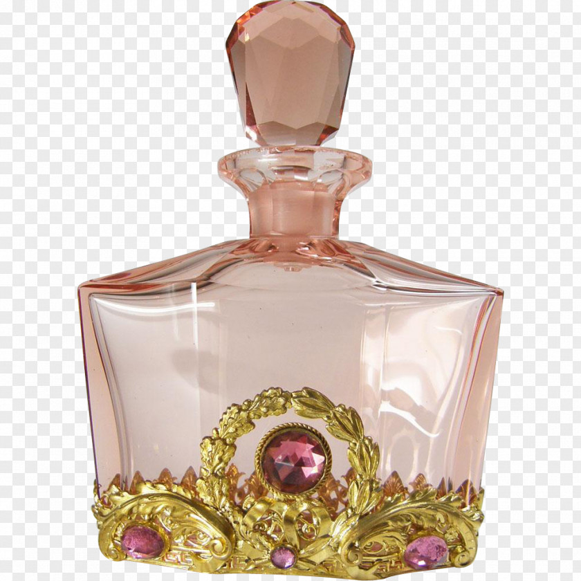 Perfume Glass Bottle Decanter PNG