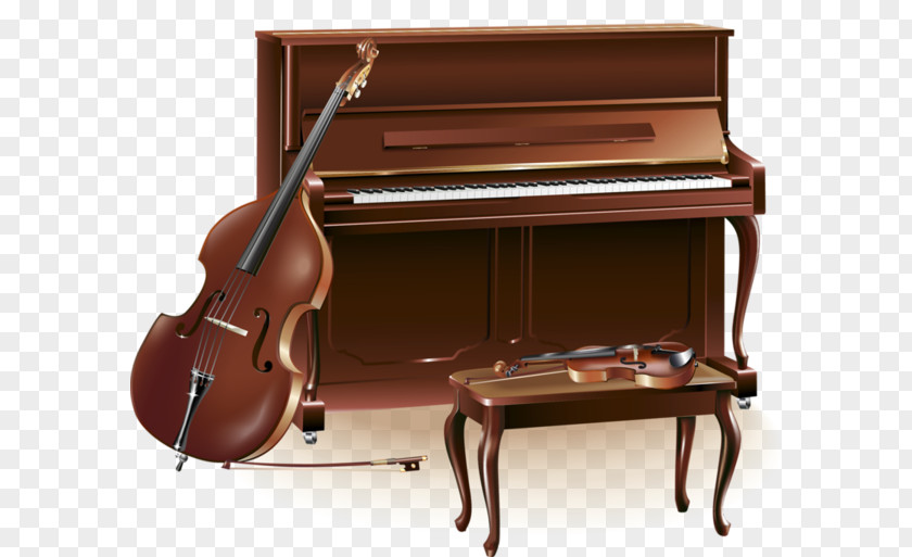 Piano Instrument Photos Player Violin Grand Musical Clip Art PNG