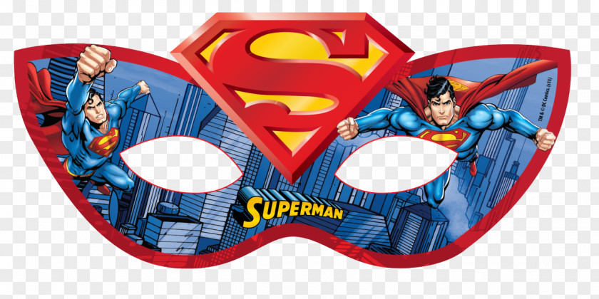 Superman Mask Toy Party Costume PNG