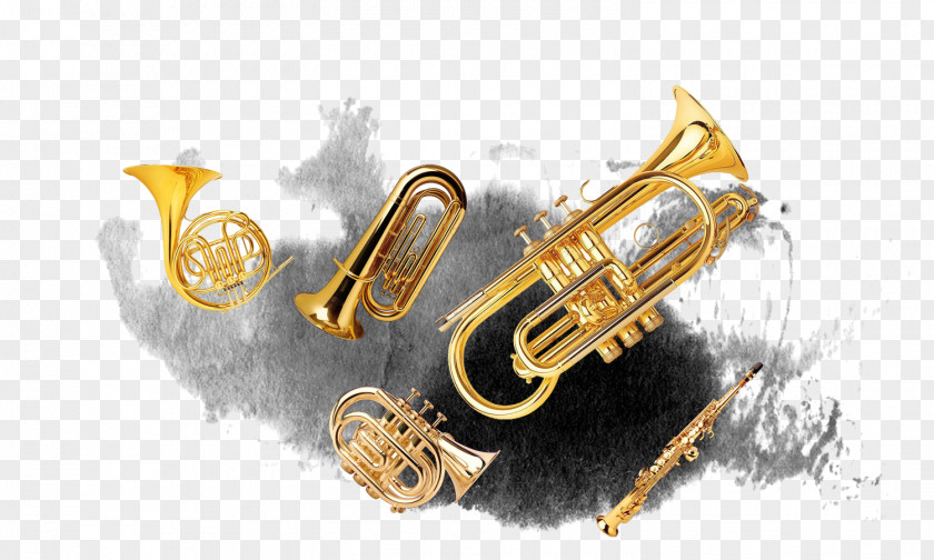 China Wind Musical Instruments Trumpet Tuba Instrument Mellophone Saxhorn PNG