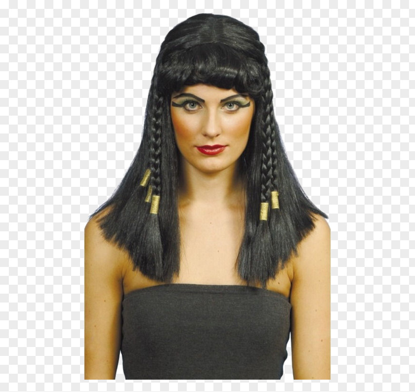 Cleopatra Wig Costume Party Fashion PNG