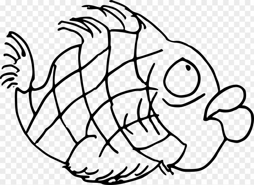 Fish Goldfish Coloring Book Clip Art PNG