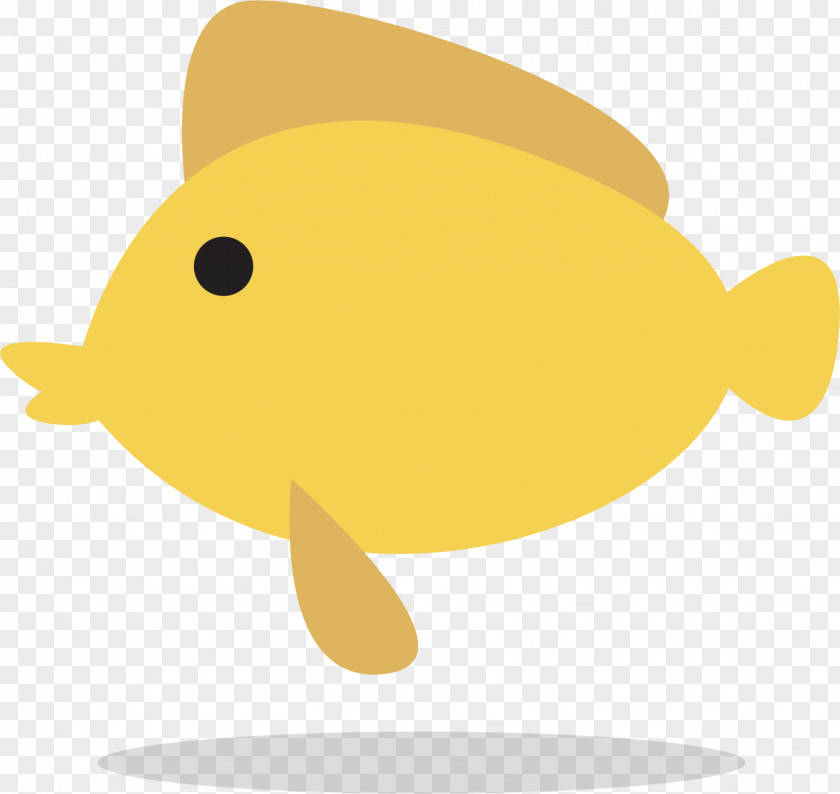 Vector Fish Yellow Fauna Clip Art PNG