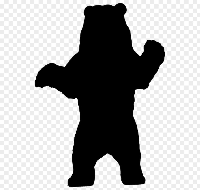 Bear Grizzly American Black Brown Silhouette PNG