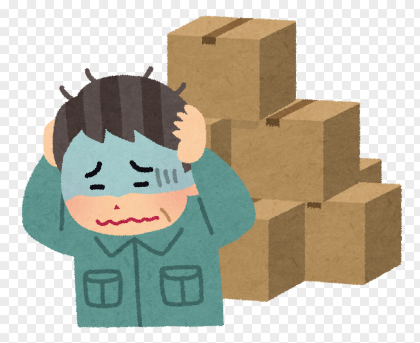 Cartoon Cardboard Carton Box Animation PNG