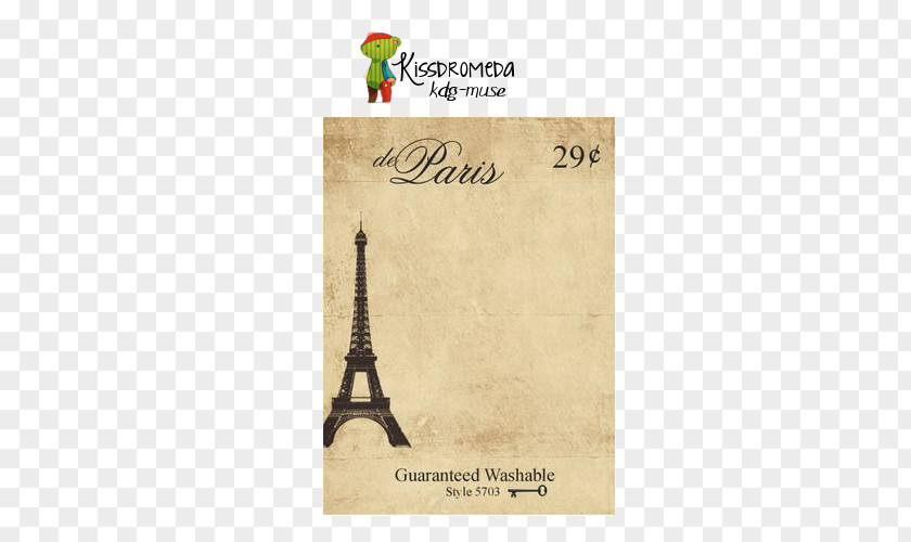 Eiffel Tower Paper Text Post Cards Typeface PNG