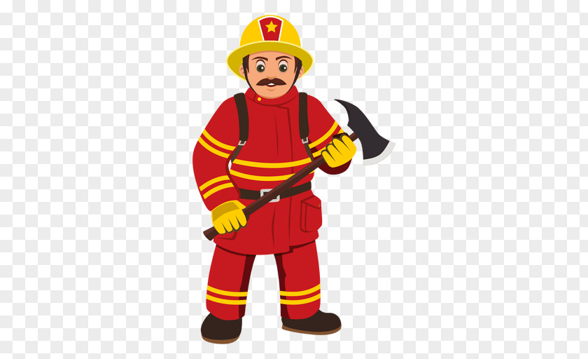 Fireman Firefighter Cartoon Royalty-free PNG