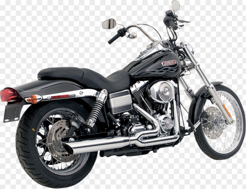 Harley-davidson Exhaust System Harley-Davidson Super Glide Motorcycle Softail PNG