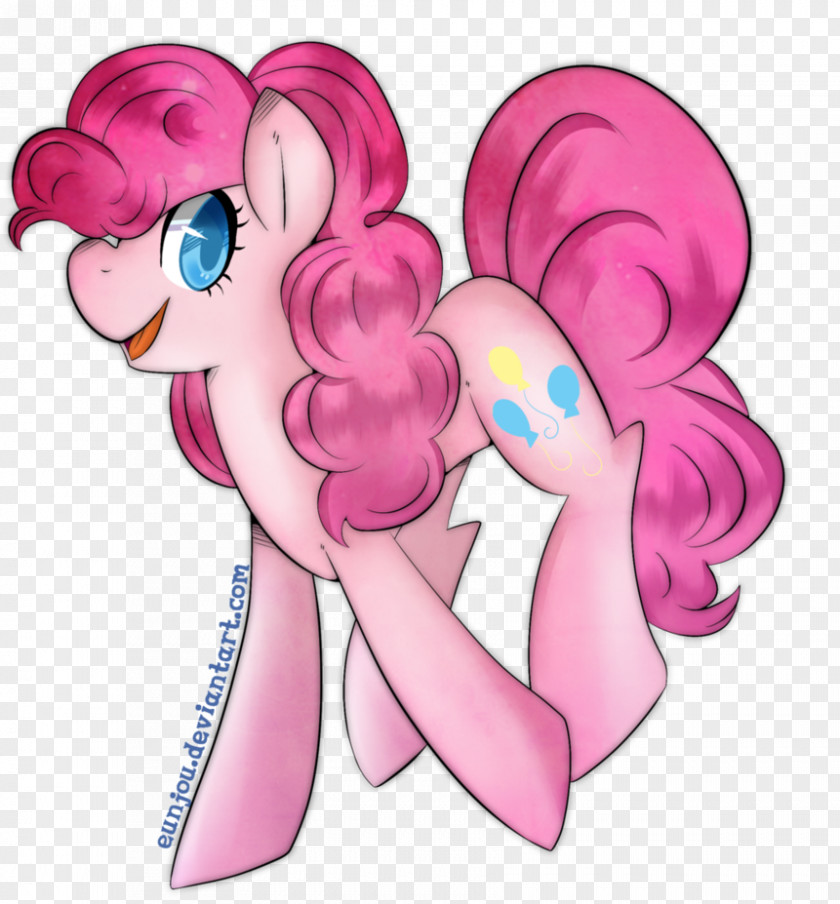 Horse Pink M Ear Clip Art PNG