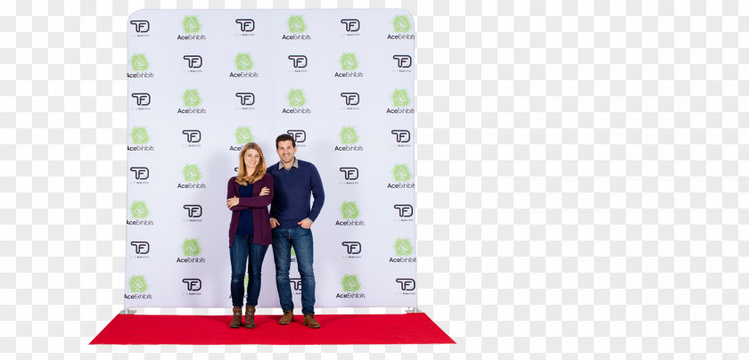 Red Carpet Step And Repeat Textile Vinyl Banners XpressColor PNG