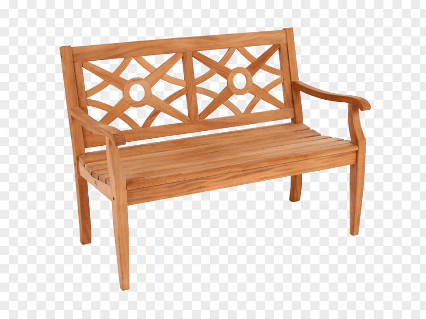 Bench Garden Furniture Mahogany PNG