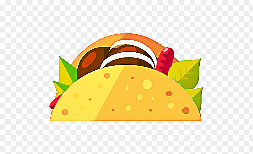 Dish Leaf Taco Cartoon PNG