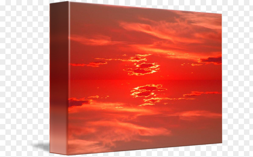 Red Sunset Sky At Morning Afterglow Sunrise Phenomenon PNG