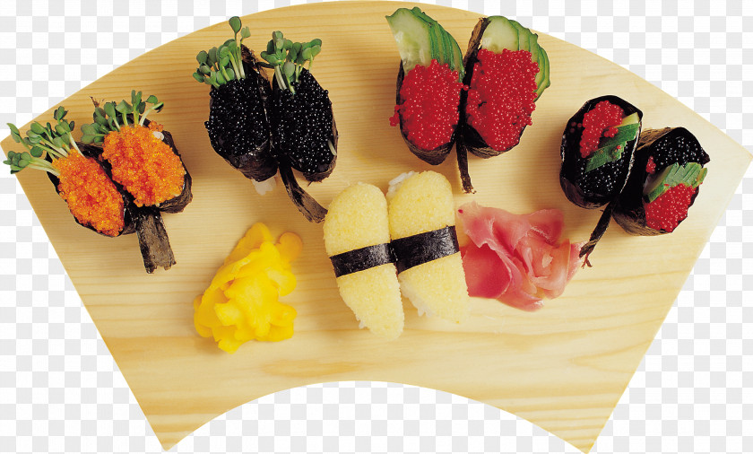 Sushi Image Japanese Cuisine Onigiri Seafood Sashimi PNG