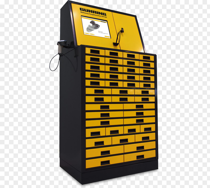 Top View Vending Machine Tool Management Gühring PNG
