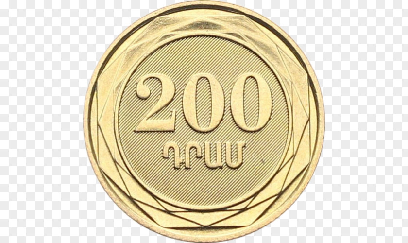 Brass Armenian Dram Luma Currency PNG