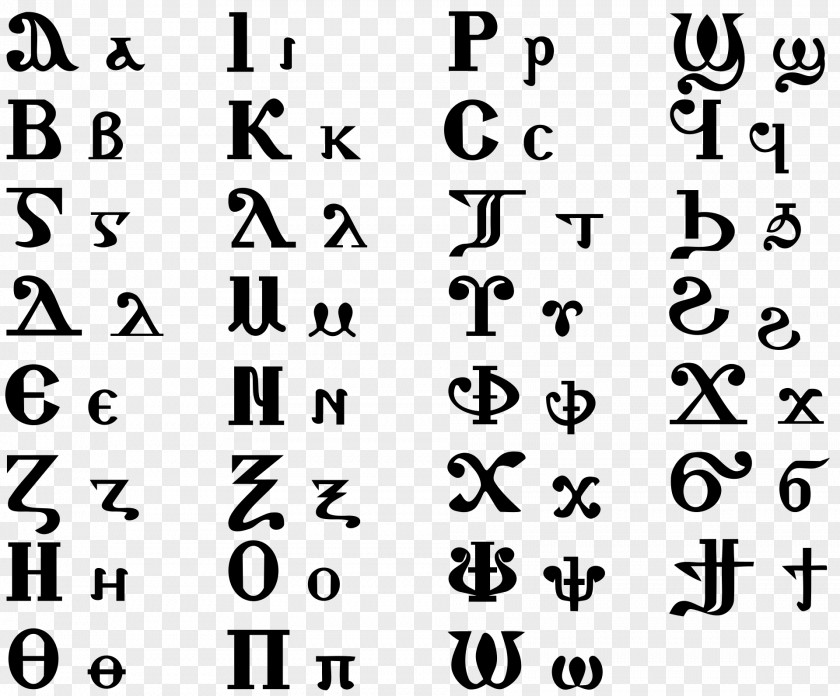 Coptic Alphabet Greek Letter PNG