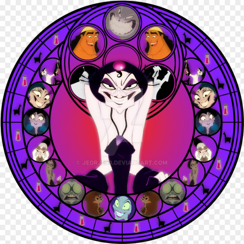 Glass Stained Claude Frollo Yzma PNG