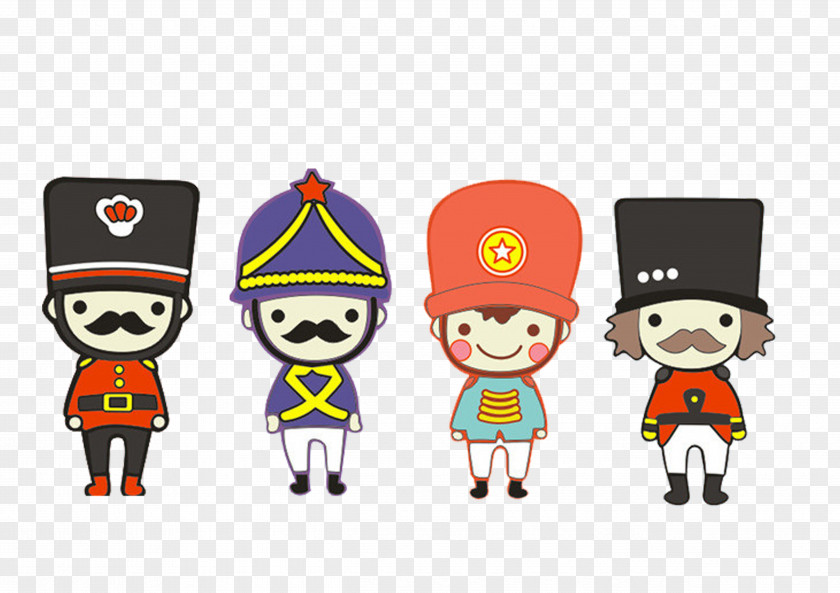 Little Wei Soldiers Soldier Cartoon Icon PNG