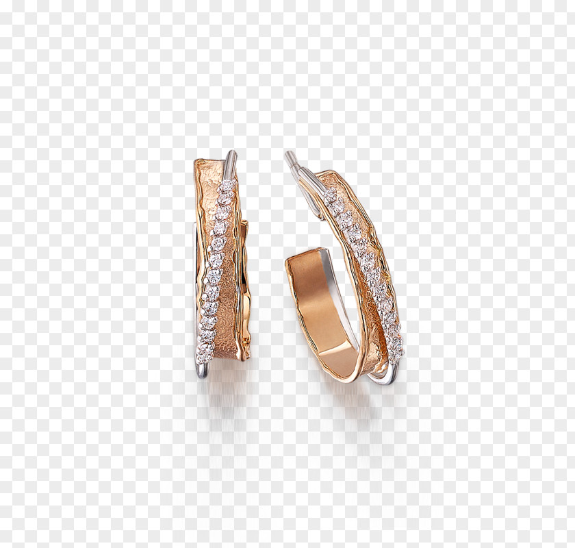 Rose Gold Diamond Shape Earrings Earring Body Jewellery PNG