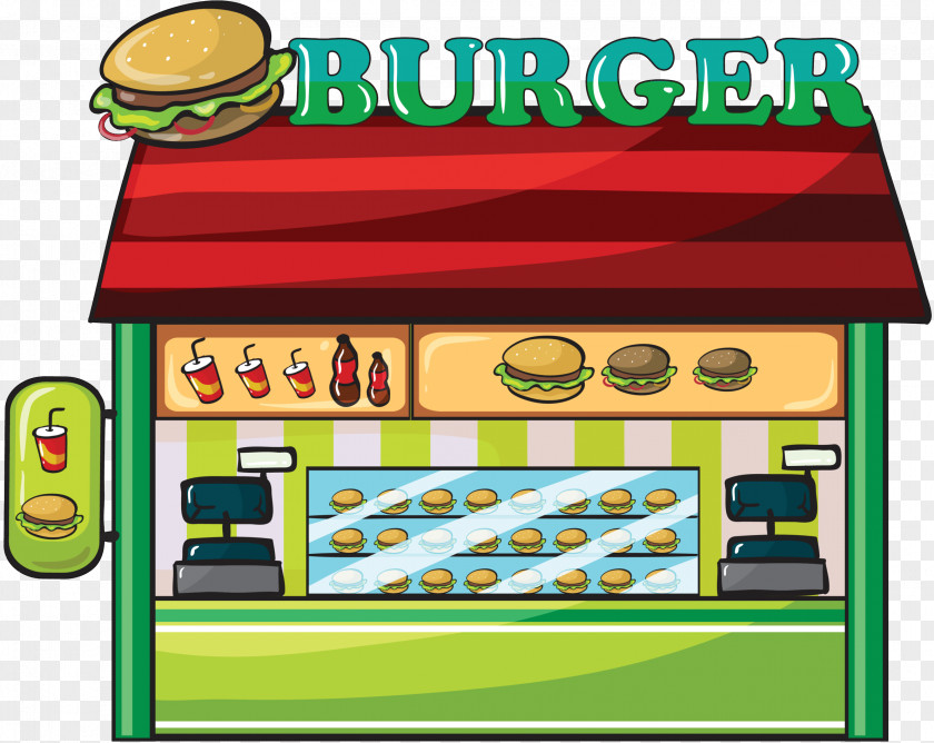 Hamburger Fast Food Restaurant Clip Art PNG