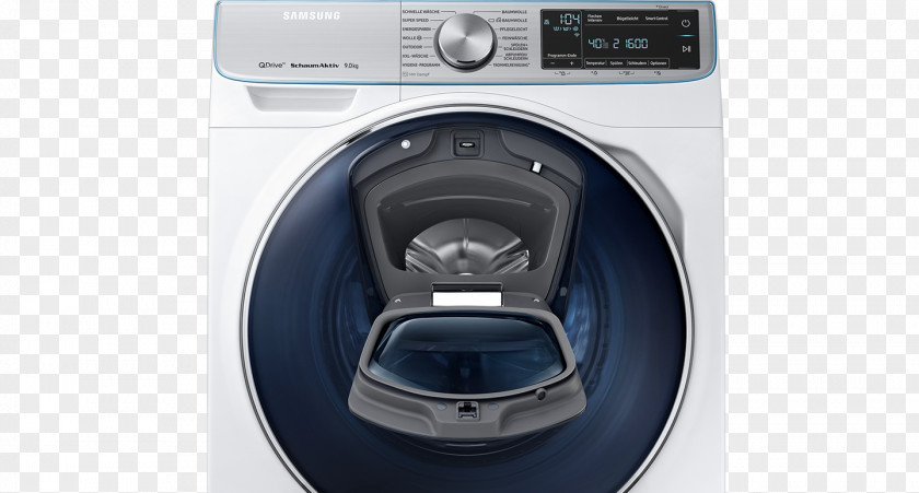 Home Appliance Samsung WW8800 QuickDrive Washing Machines Combo Washer Dryer Clothes Laundry PNG