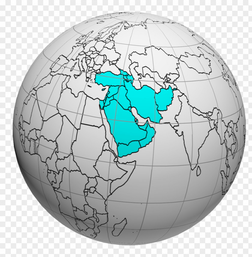 World Map Western Asia Globe Transcaucasia PNG