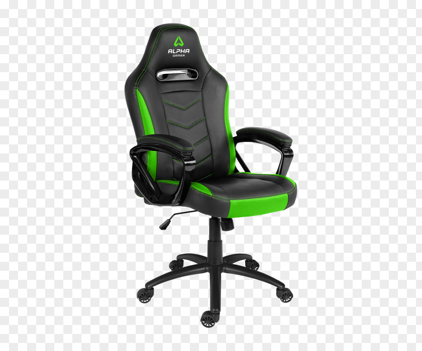 Alpha Kappa Gaming Chair Video Game Black Red PNG