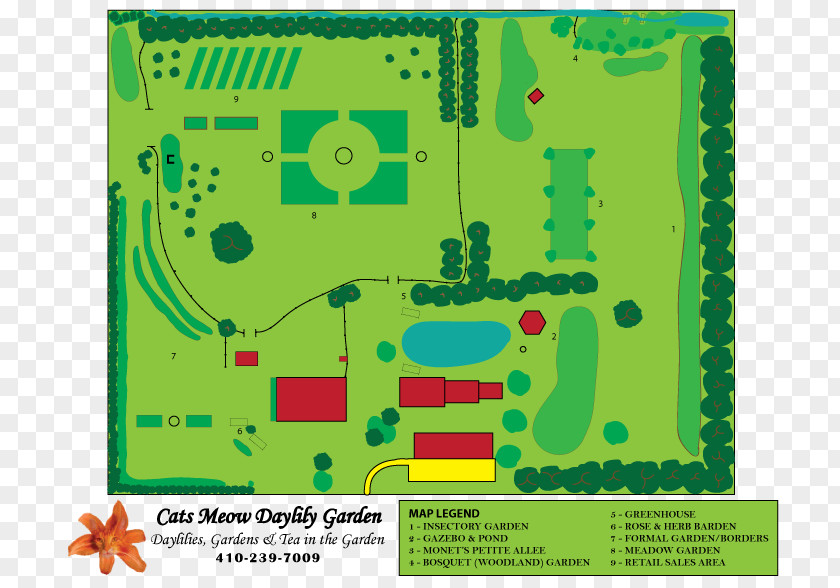 Design Cottage Garden Back The Cats Meow Daylily PNG
