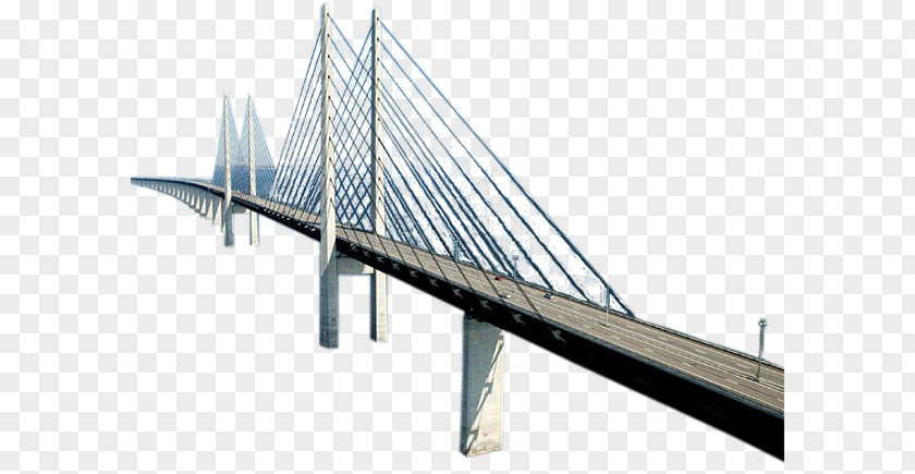 Bridge Logistics Cable-stayed Professional Girder PNG