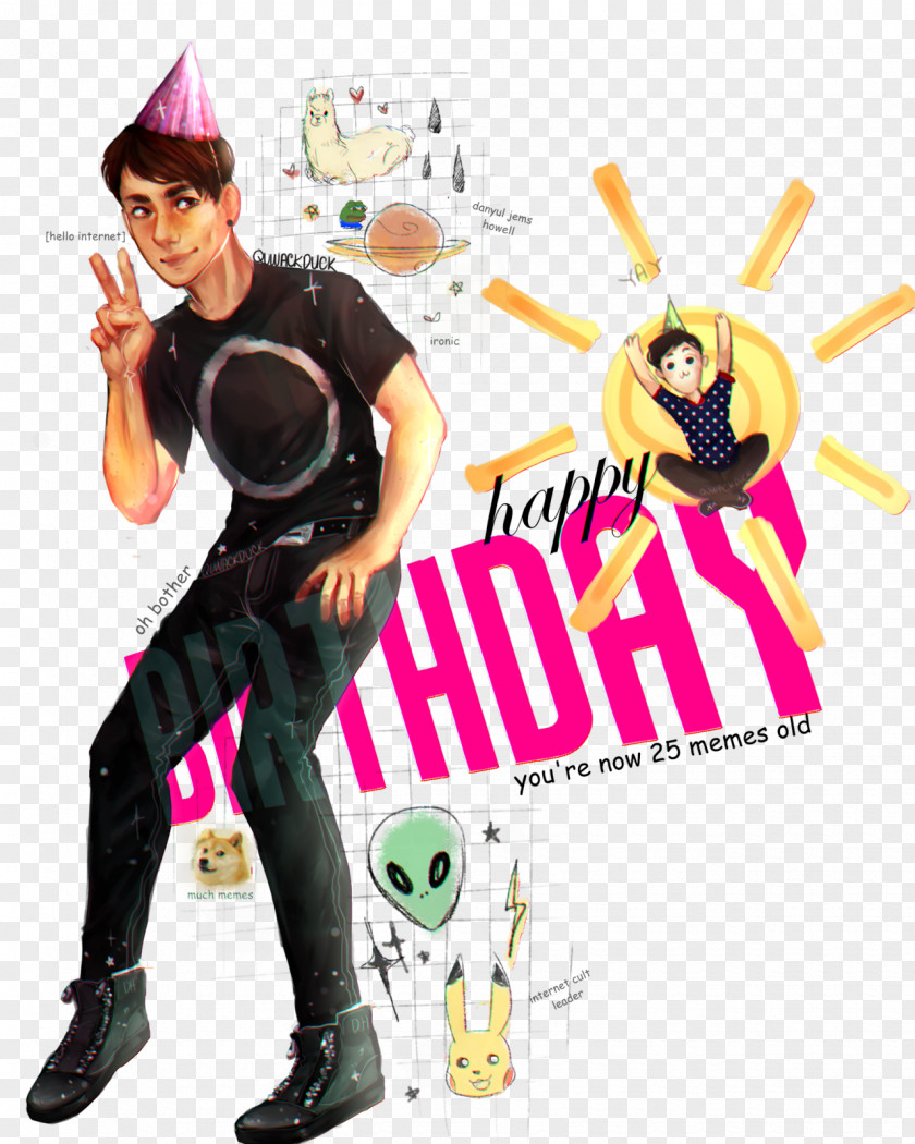 Dan Howell And Phil BBC Radio 1 Internet Meme Love PNG and meme Love, birthday clipart PNG