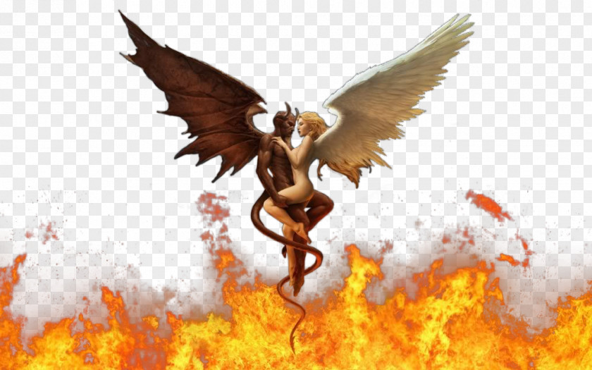 Demon Shoulder Angel Devil Desktop Wallpaper PNG