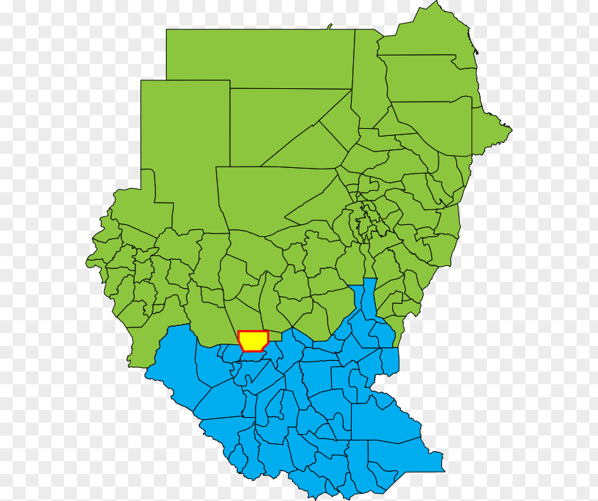 Map South Sudan Northern States Of Darfur Comprehensive Peace Agreement PNG