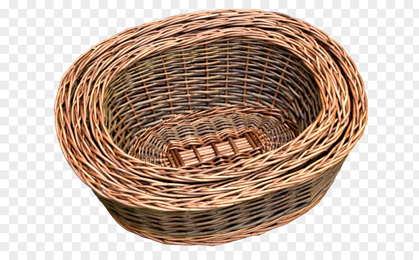 Steamed Wicker Tray Willow Oval Hamper PNG
