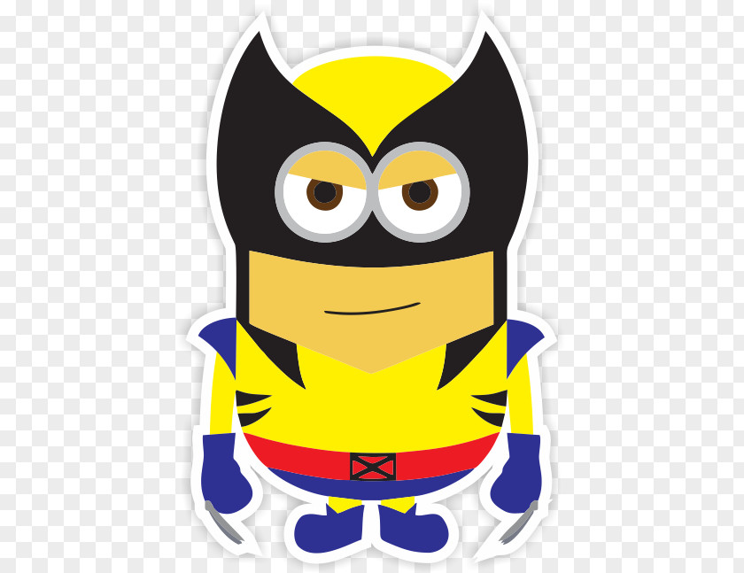 Wolverine T-shirt Spider-Man Superhero Minions PNG