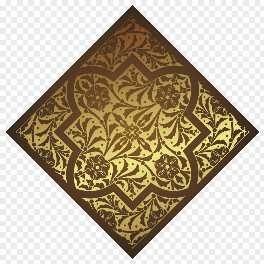 Yl Teach Diamond Pattern Carpet Motif PNG