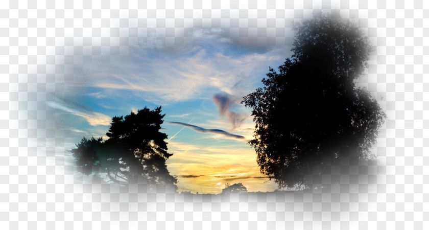 Desktop Wallpaper Sunset Sky Silhouette Sunrise PNG