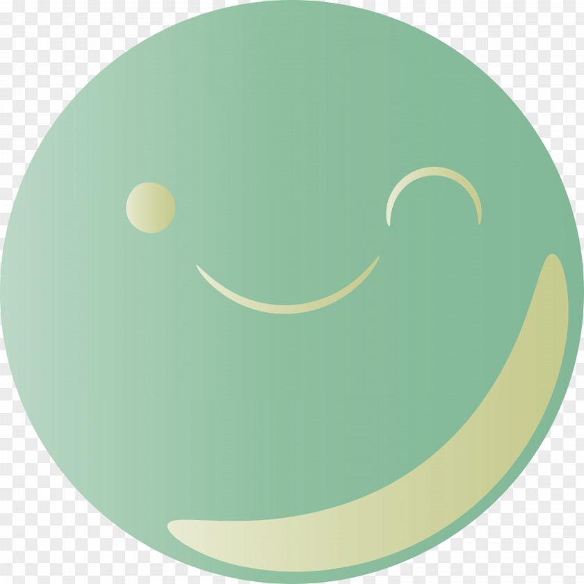 Smiley Circle Green Font Cartoon PNG