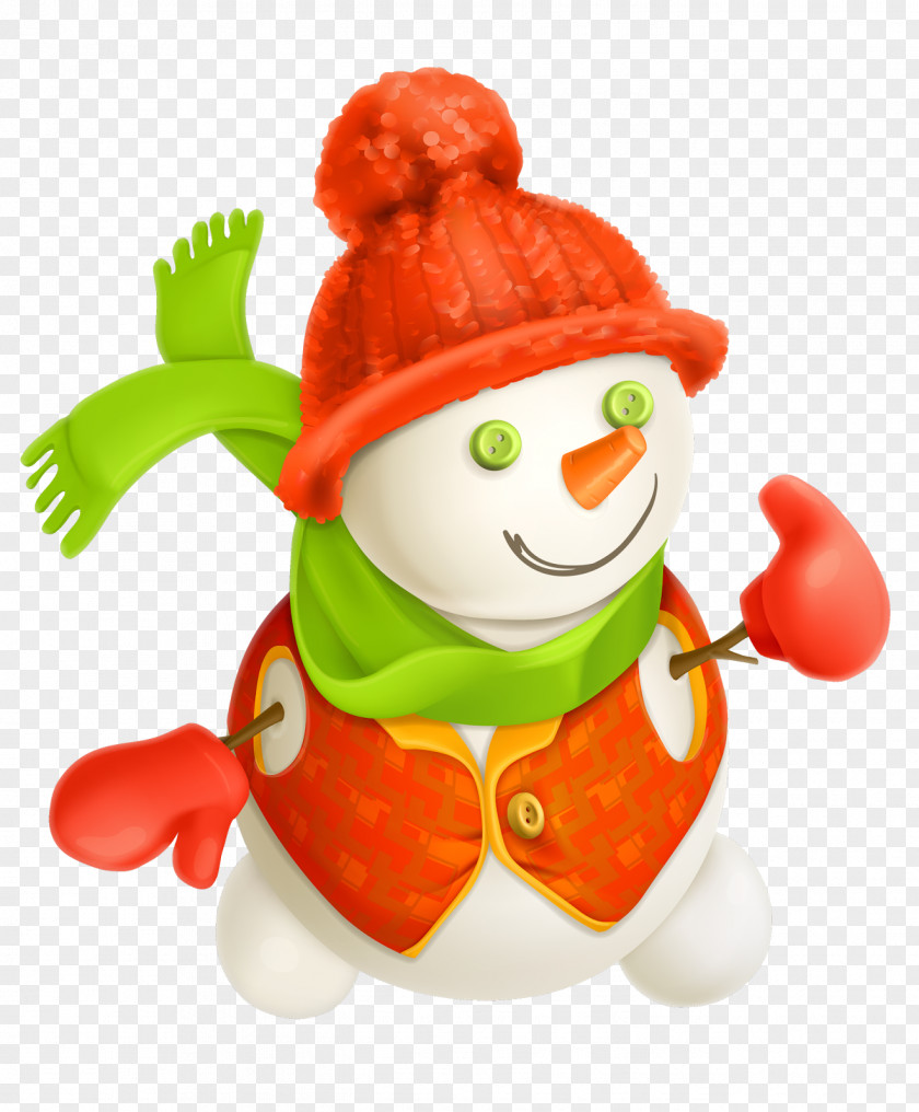 Snowman Santa Claus Christmas Gift Tree PNG