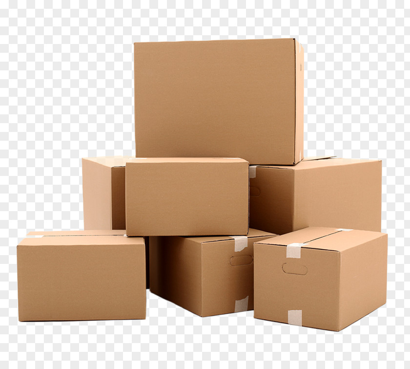 Box Cardboard Packaging And Labeling Corrugated Fiberboard Carton PNG