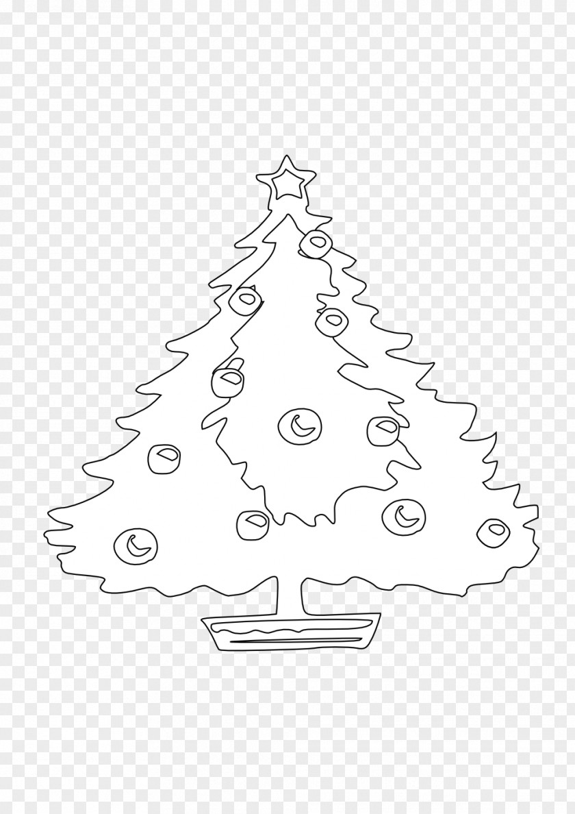 Christmas Tree Ornament Day Coloring Book Fir PNG