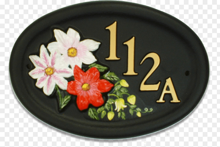 Flower Oval Tableware PNG