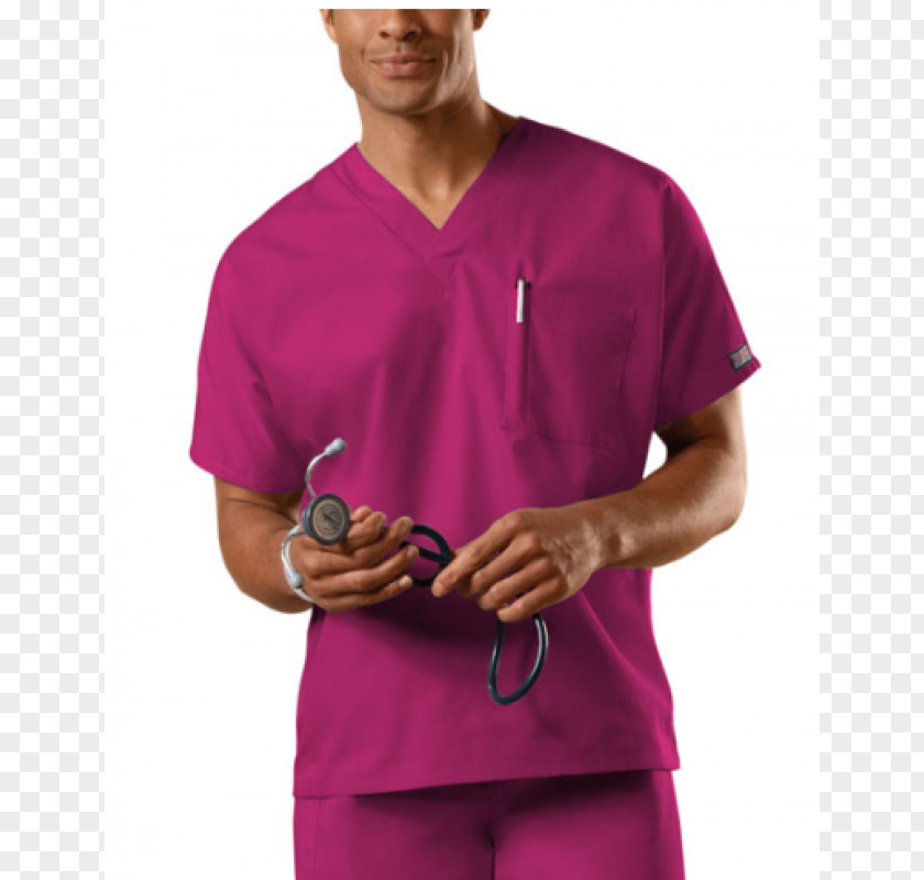 T-shirt Gloria Kay Uniforms & Scrubs Top Raspberry PNG