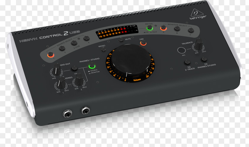 USB Headset Amplifier Behringer CONTROL2USB Xenyx Control2USB Studio Control Centre W/ Monitor Recording PNG