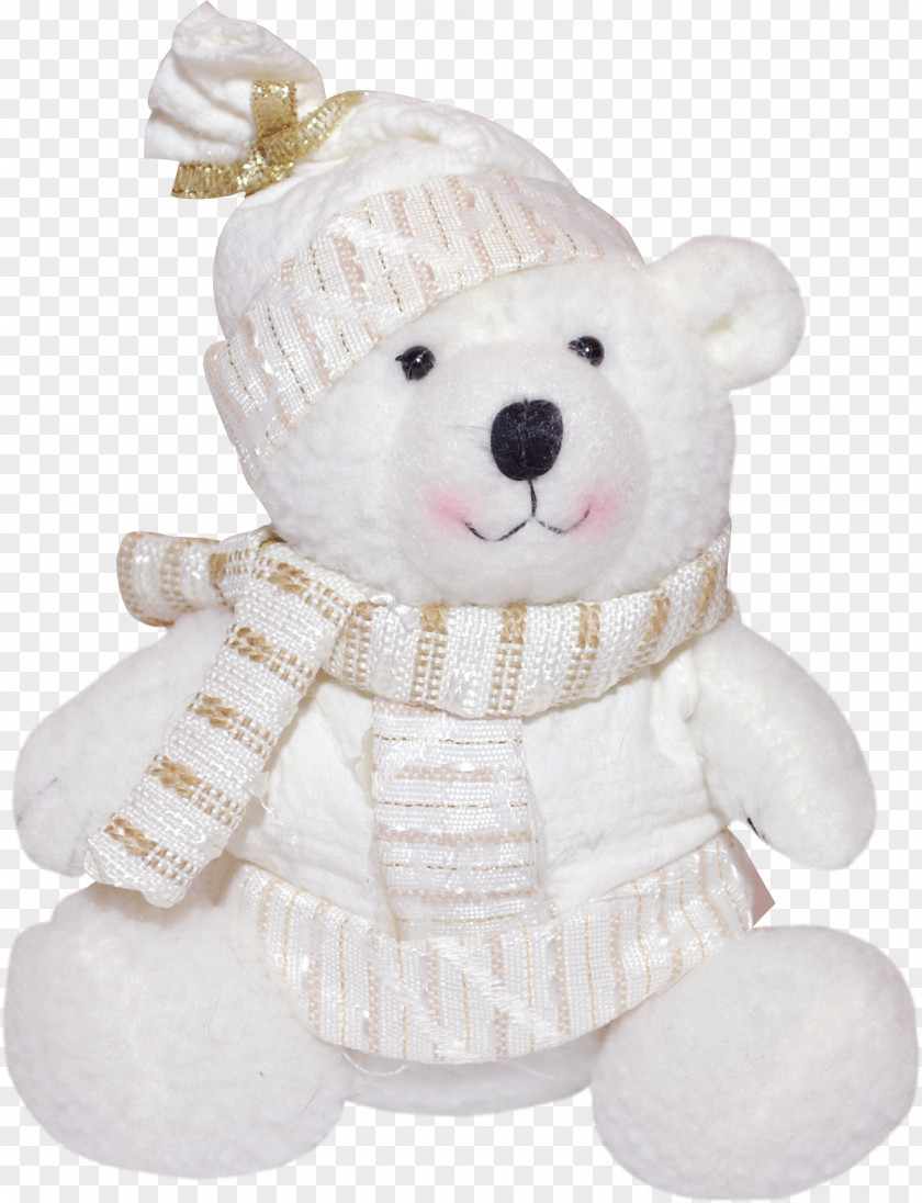 Winter White Bear Dolls Polar Doll PNG